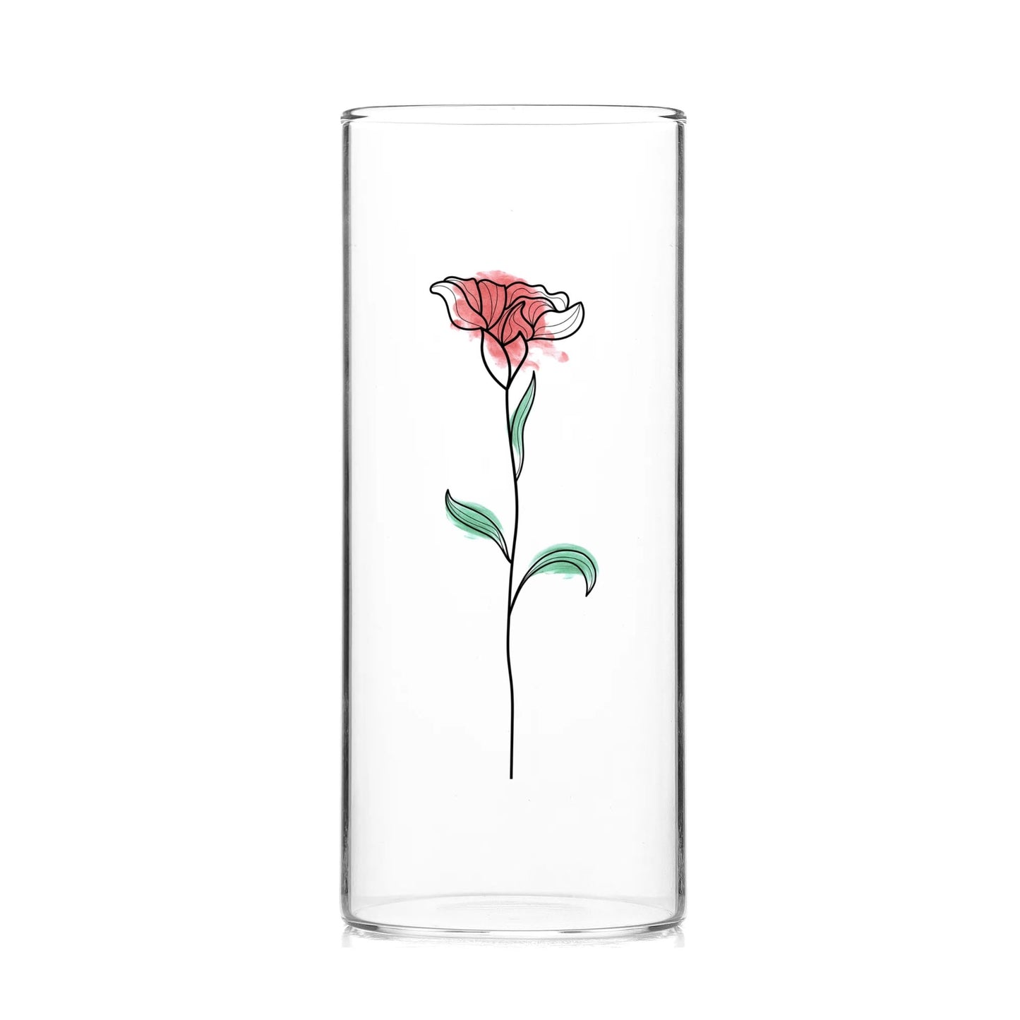 Cylinder Glass Cup Glass Vases