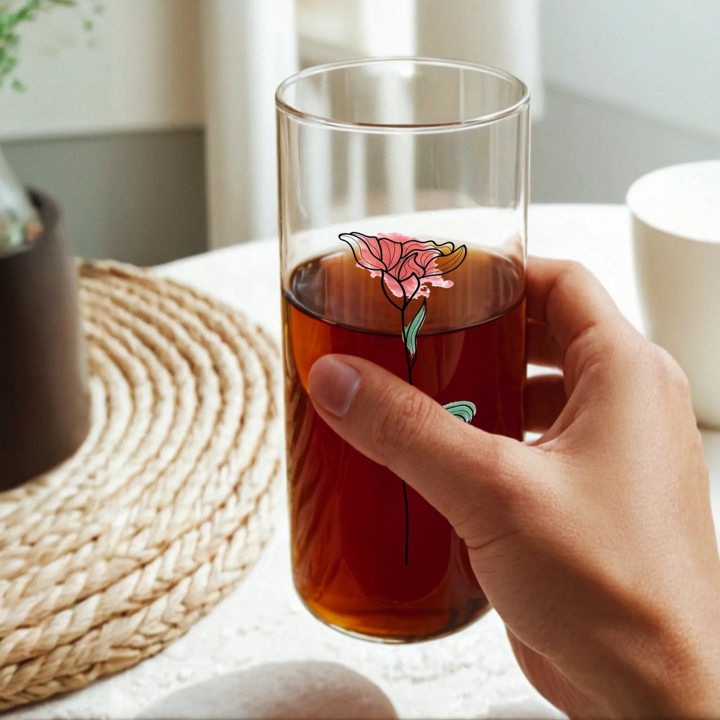 Cylinder Glass Cup Glass Vases