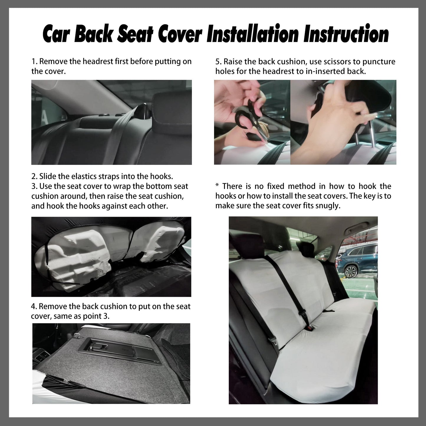 Soft and Lightweight Back Car Seat Covers (2pcs)