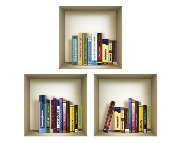 3D Niche Wall Art Decals - Set Of 3 | Easy To Apply, Stunning