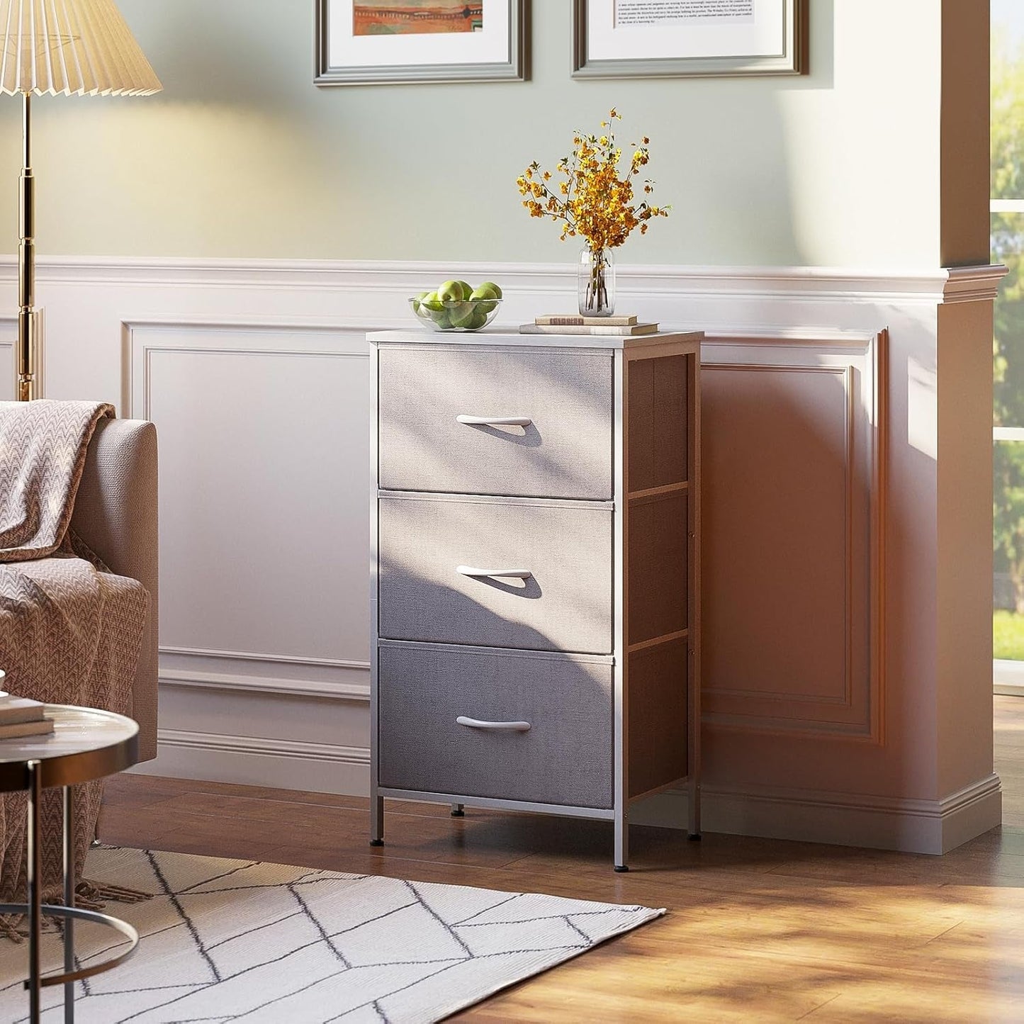 Dresser for Bedroom Nightstand Small Dresser Chest of Drawers End