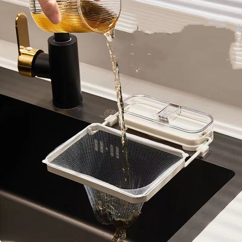 Kitchen Sink Filter Rack Suction Cup Disposable Leftover Leftovers