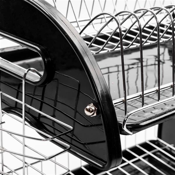 Multifunctional Dual Layers Bowls Dish Collection Shelf Dish Drainer