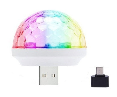 Light Stage Effect USB 5V Disco Ball DJ Party Holiday Lighting