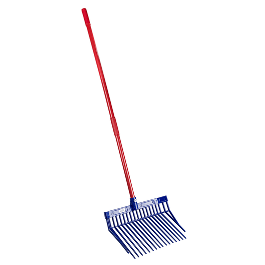 Gatsby 18 Tine Muck Fork with Red Metal Handle