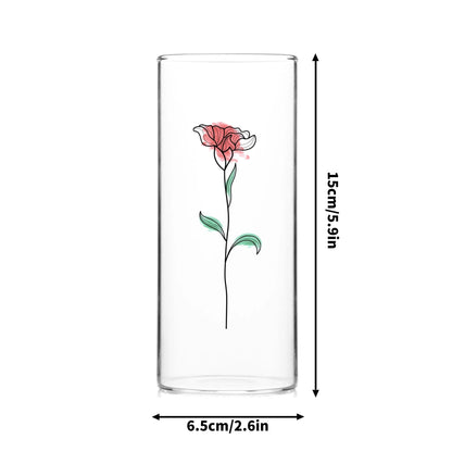 Cylinder Glass Cup Glass Vases