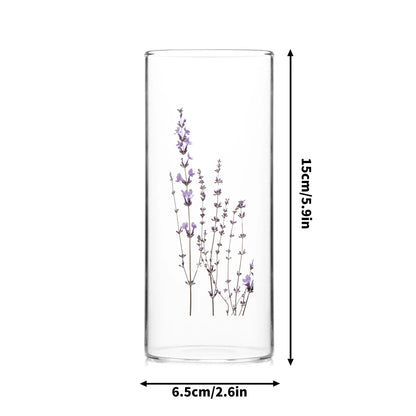 Personalised Cylinder Glass Cup Glass Vases with Name