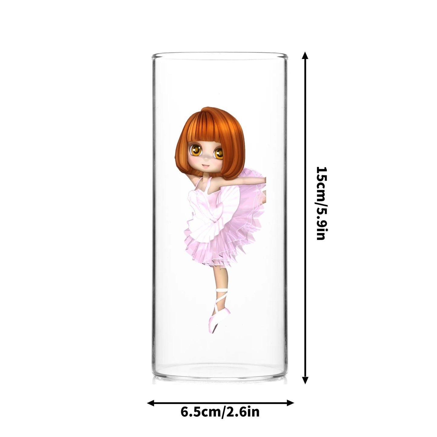 Cylinder Glass Cup Glass Vases