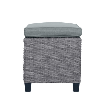 6-Piece Outdoor Rattan Wicker Set Patio Garden Backyard Sofa, Chair,