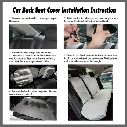 Soft and Lightweight Back Car Seat Covers (2pcs)