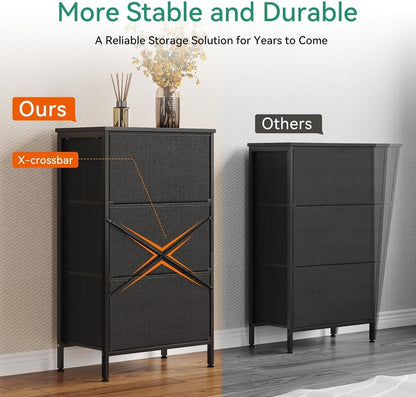 Dresser for Bedroom Nightstand Small Dresser Chest of Drawers End