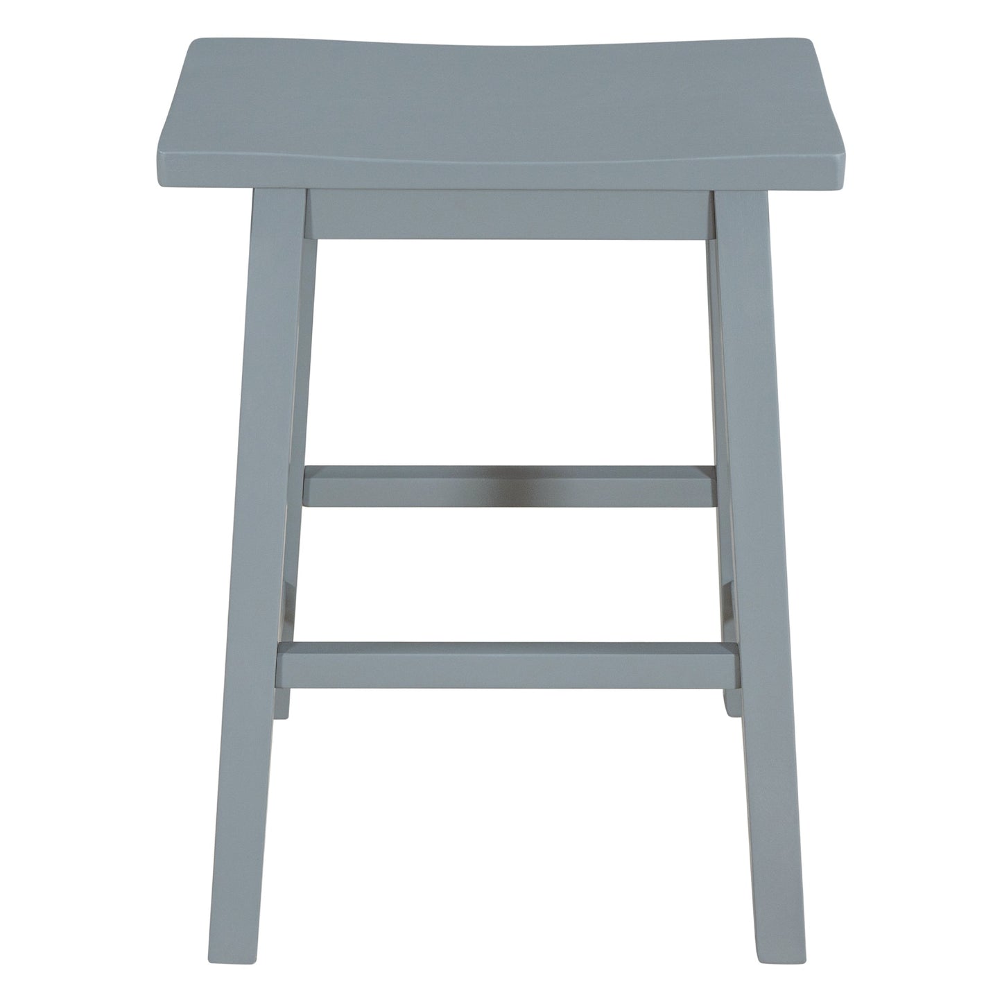 Farmhouse Rustic 2-piece Counter Height Wood Kitchen Dining Stools for