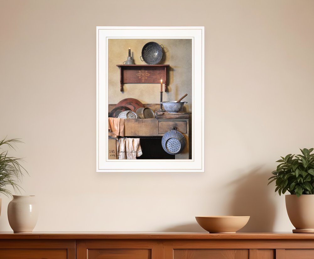 The Kitchen Sink 3 Black Framed Print Kitchen Wall Art