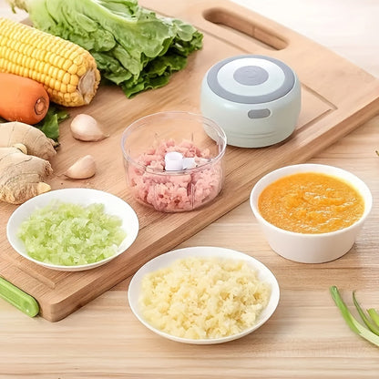 Compact Electric Garlic  Vegetable Chopper 250ml USB Grinder