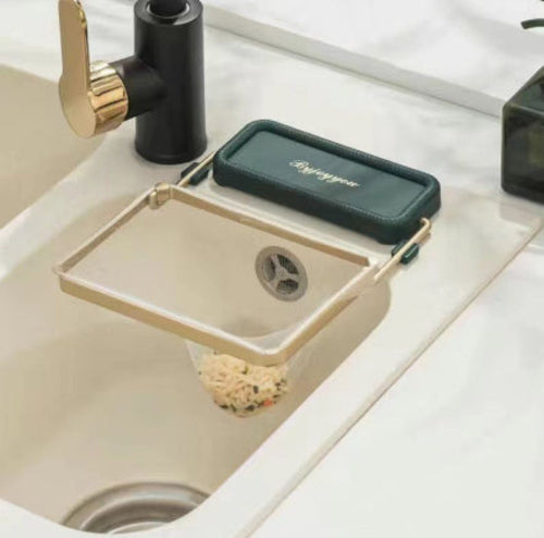 Kitchen Sink Filter Rack Suction Cup Disposable Leftover Leftovers