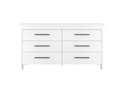 Two Piece White Bedroom Set