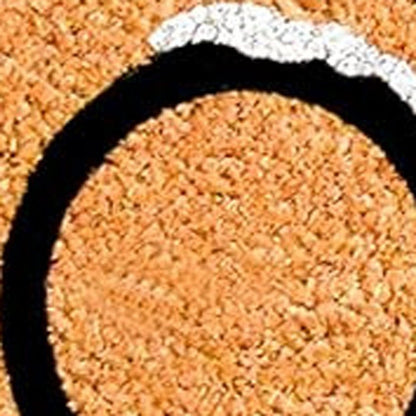24" X 36" Natural Black and White Coir Happy Holidays Outdoor