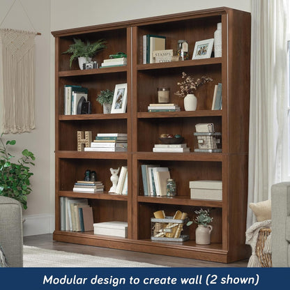 Miscellaneous Storage 5 Split Bookcase/Book Shelf, L: 35.28" X W: