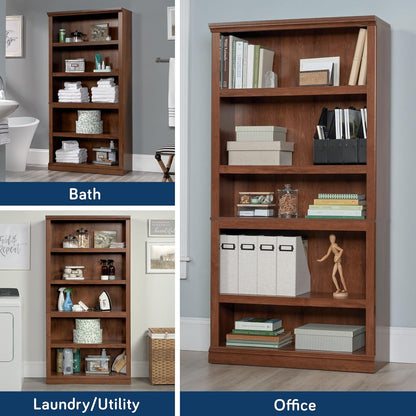 Miscellaneous Storage 5 Split Bookcase/Book Shelf, L: 35.28" X W:
