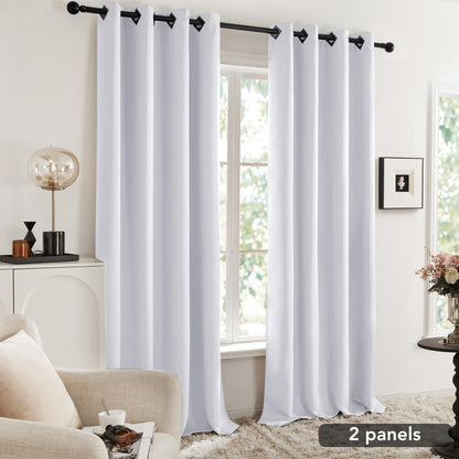 Room Darkening Thermal Blackout Curtains, 2 Panels