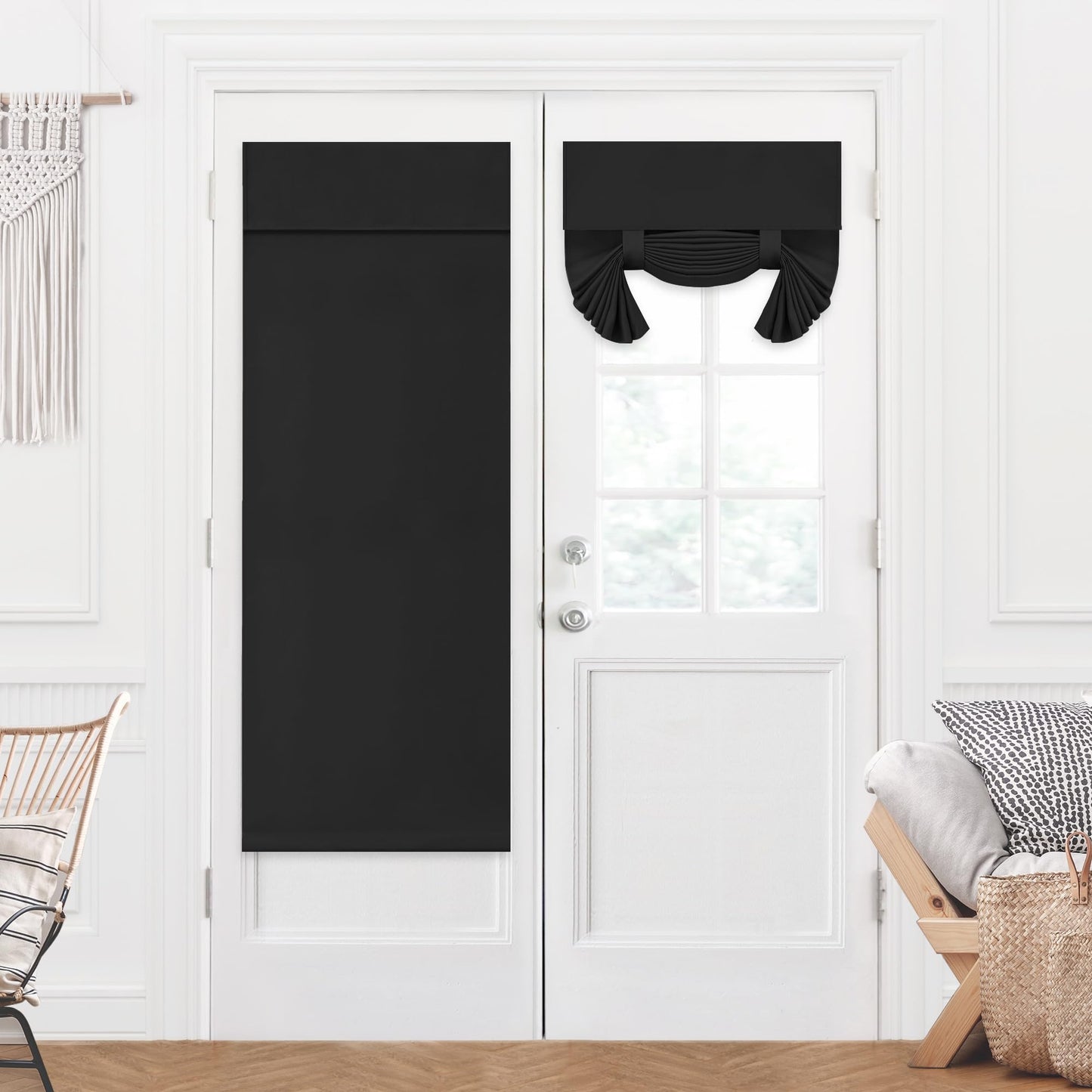 Affordable Blackout French Door Curtain, Thermal Insulated