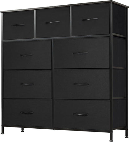 Dresser for Bedroom, Storage Organizer with 9 Drawers, Chest of