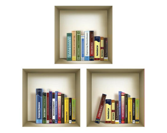 3D Niche Wall Art Decals - Set Of 3 | Easy To Apply, Stunning