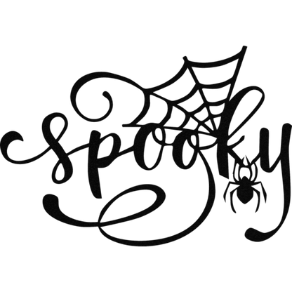 Spooky Web - Metal Wall Art