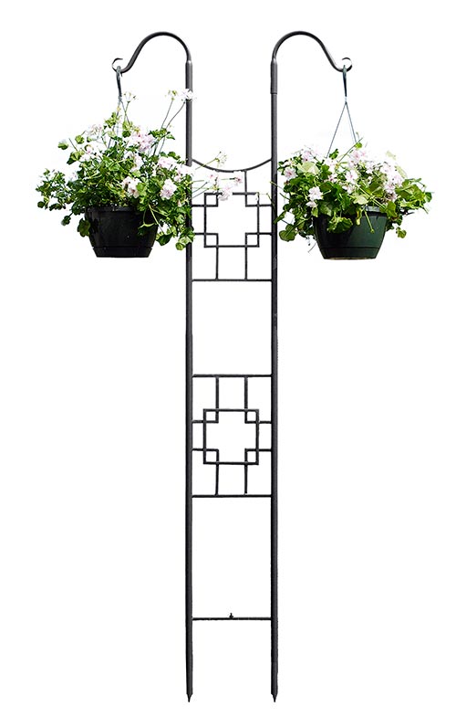 Achla FT-26 Square-on-Squares Double Pole Trellis