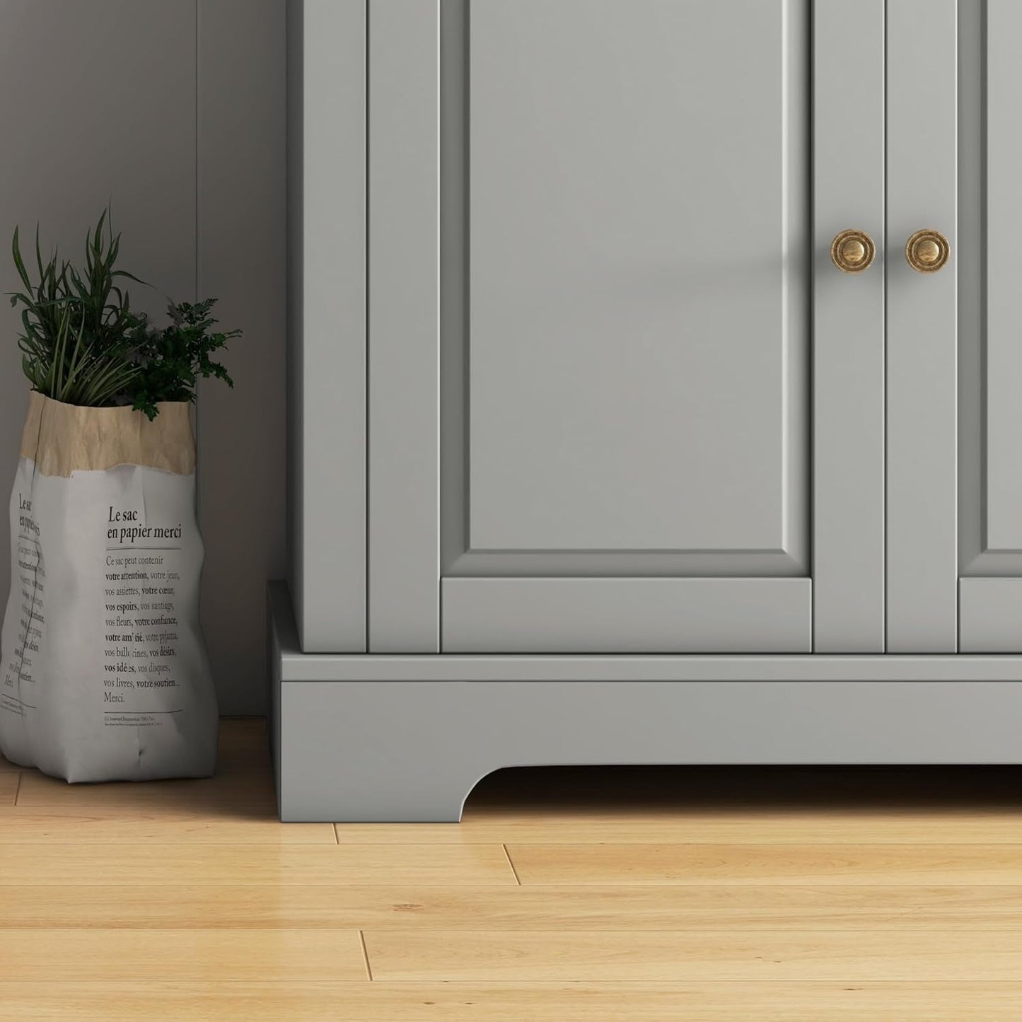 Sideboard Buffet Cabinet, Modern Kitchen Cabinet with 2 Drawers and