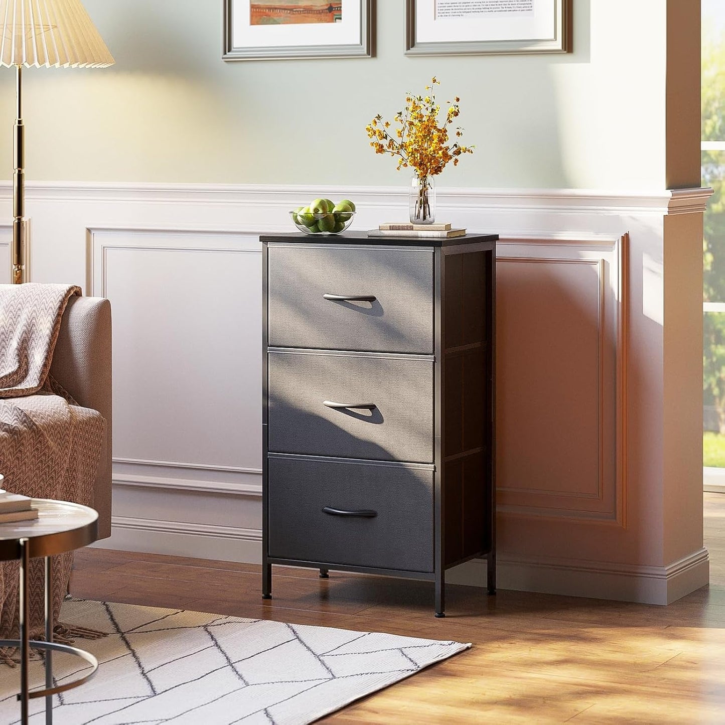Dresser for Bedroom Nightstand Small Dresser Chest of Drawers End