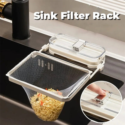 Kitchen Sink Filter Rack Suction Cup Disposable Leftover Leftovers