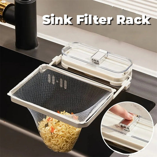 Kitchen Sink Filter Rack Suction Cup Disposable Leftover Leftovers