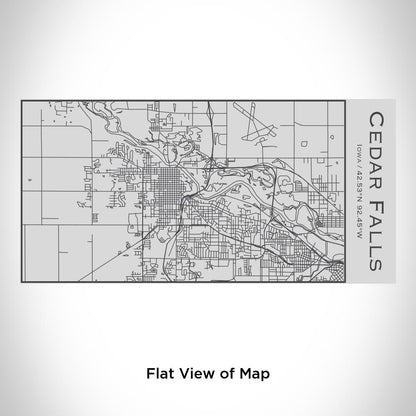 Cedar Falls - Iowa Map Insulated Bottle