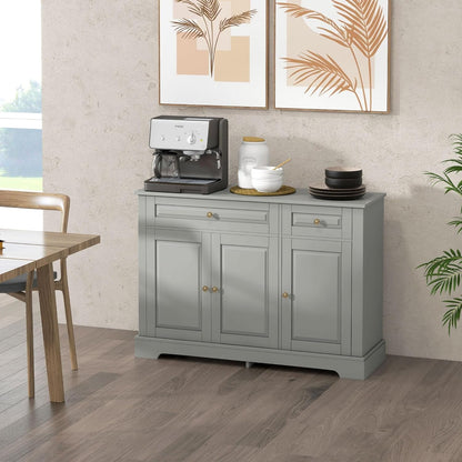 Sideboard Buffet Cabinet, Modern Kitchen Cabinet with 2 Drawers and