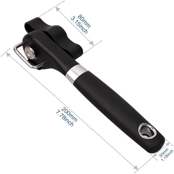 Stainless Steel Safe Cut Can Opener Smooth Edge Can Opener