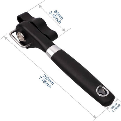 Stainless Steel Safe Cut Can Opener Smooth Edge Can Opener