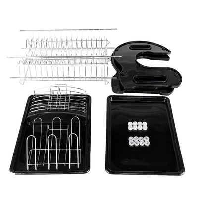 Multifunctional Dual Layers Bowls Dish Collection Shelf Dish Drainer