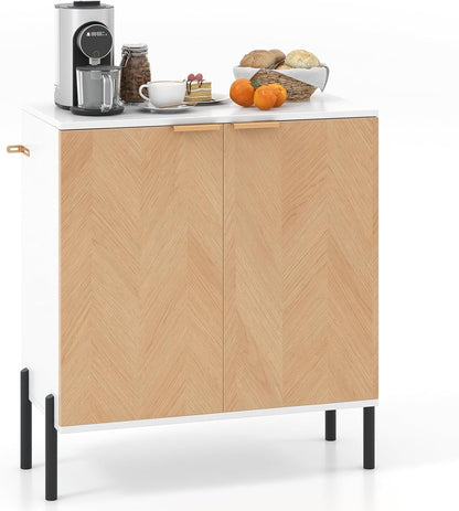 Buffet Cabinet with Storage, 2-Door Kitchen Sideboard with Storage