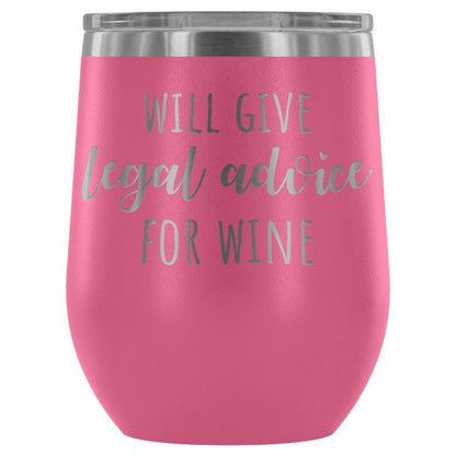 Lawyer Tumbler Will Give Legal Advice For Wine