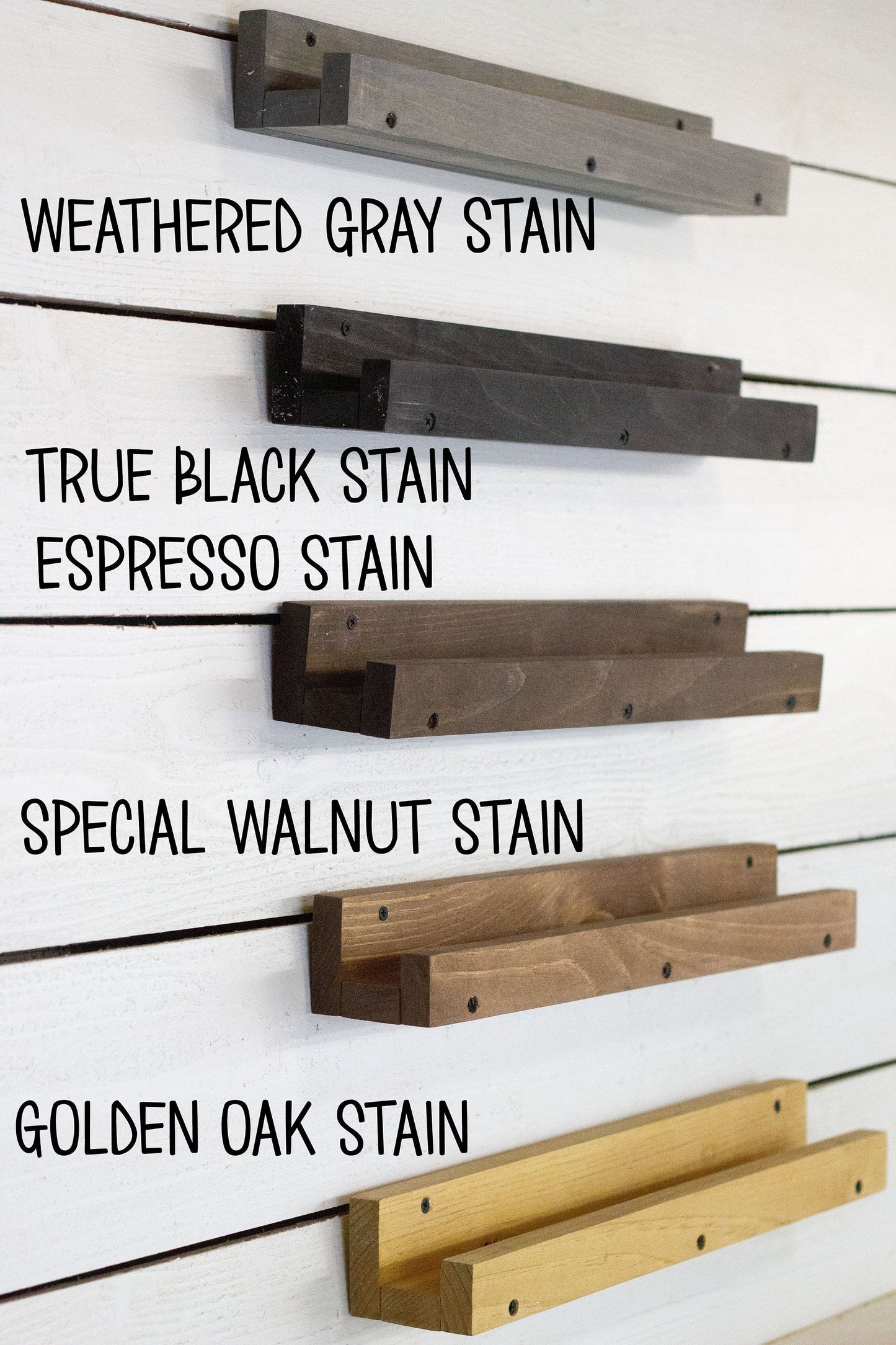 Solid Wood Bathroom Shelf with Towel Hooks